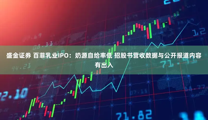 盛金证券 百菲乳业IPO：奶源自给率低 招股书营收数据与公开报道内容有出入