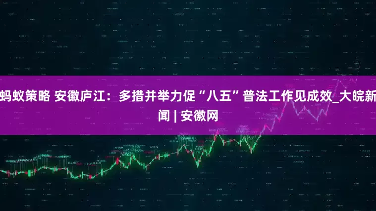 蚂蚁策略 安徽庐江:多措并举力促“八五”普法工作见成效_大皖新闻 | 安徽网